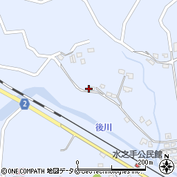 鹿児島県曽於市財部町北俣2097周辺の地図