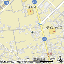 宮崎県都城市蓑原町2338周辺の地図
