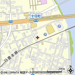 鹿児島県姶良市東餅田962-5周辺の地図