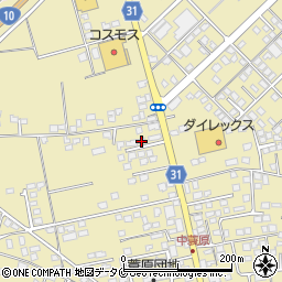 宮崎県都城市蓑原町2337-28周辺の地図