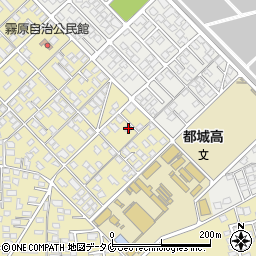 宮崎県都城市蓑原町7982-1周辺の地図