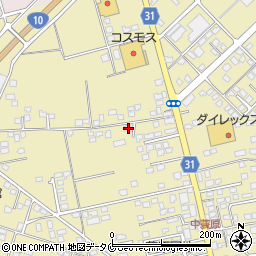 宮崎県都城市蓑原町2334-1周辺の地図