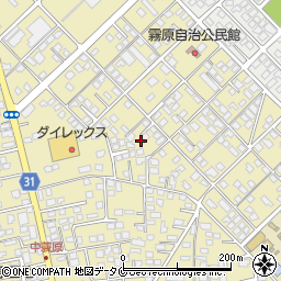 宮崎県都城市蓑原町8069-13周辺の地図