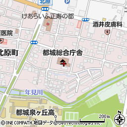 宮崎県都城土木事務所　用地課周辺の地図