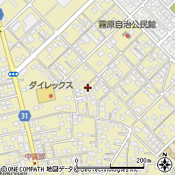 宮崎県都城市蓑原町8069-12周辺の地図