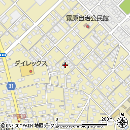 宮崎県都城市蓑原町8069周辺の地図