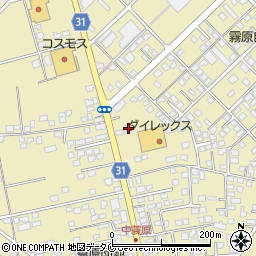 宮崎県都城市蓑原町8125-1周辺の地図