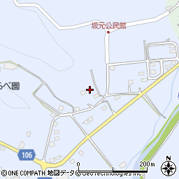 鹿児島県曽於市財部町北俣198周辺の地図