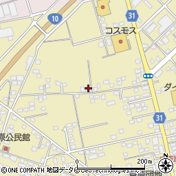 宮崎県都城市蓑原町2173-5周辺の地図