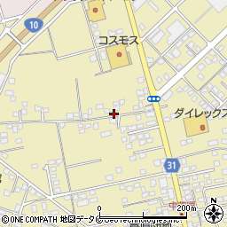 宮崎県都城市蓑原町2171周辺の地図
