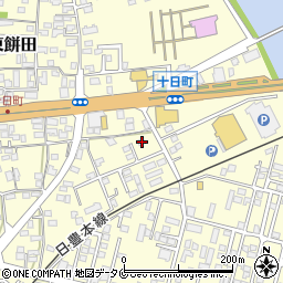 鹿児島県姶良市東餅田1476-1周辺の地図