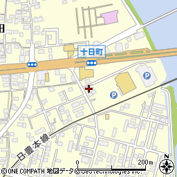 鹿児島県姶良市東餅田962周辺の地図