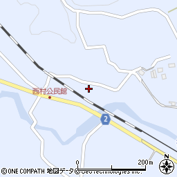 鹿児島県曽於市財部町北俣2054周辺の地図