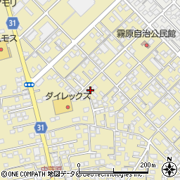 宮崎県都城市蓑原町8073-3周辺の地図