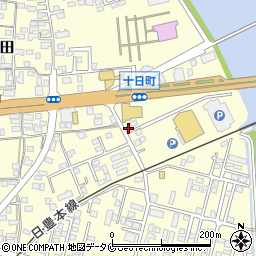 鹿児島県姶良市東餅田933-8周辺の地図