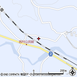 鹿児島県曽於市財部町北俣2190周辺の地図