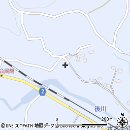 鹿児島県曽於市財部町北俣2115周辺の地図