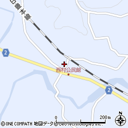 鹿児島県曽於市財部町北俣2202周辺の地図