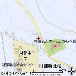 鹿児島県曽於市財部町北俣748-12周辺の地図