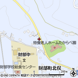 鹿児島県曽於市財部町北俣748-6周辺の地図