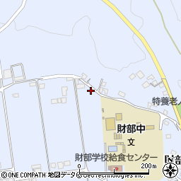 鹿児島県曽於市財部町北俣1761周辺の地図