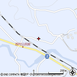 鹿児島県曽於市財部町北俣2187周辺の地図