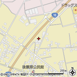 宮崎県都城市蓑原町2187周辺の地図