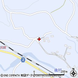 鹿児島県曽於市財部町北俣2120周辺の地図