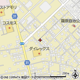 宮崎県都城市蓑原町8120-4周辺の地図