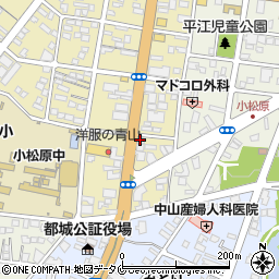 上柳ガラス店周辺の地図