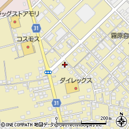 宮崎県都城市蓑原町8127-3周辺の地図