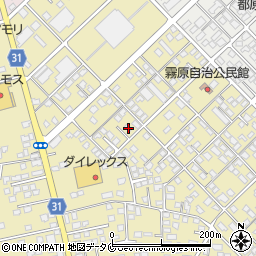 宮崎県都城市蓑原町8118-4周辺の地図