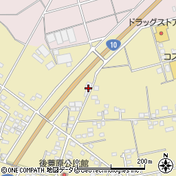 宮崎県都城市蓑原町2186周辺の地図