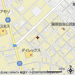 宮崎県都城市蓑原町8118-2周辺の地図