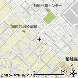 宮崎県都城市蓑原町8032-4周辺の地図