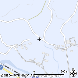 鹿児島県曽於市財部町北俣2102周辺の地図