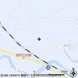 鹿児島県曽於市財部町北俣2161周辺の地図