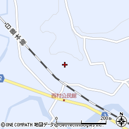 鹿児島県曽於市財部町北俣2197周辺の地図