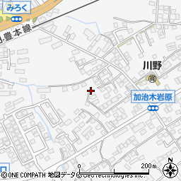 鹿児島県姶良市加治木町木田1032周辺の地図