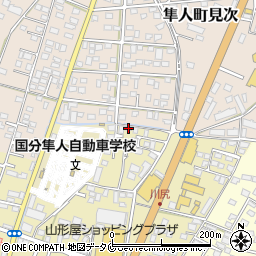 鹿児島県霧島市隼人町真孝87周辺の地図