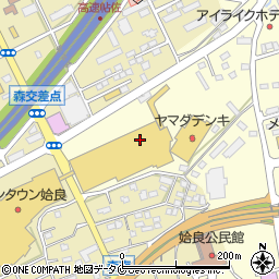 ガーラスポーツクラブ　イオンタウン姶良店周辺の地図