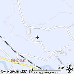 鹿児島県曽於市財部町北俣2157周辺の地図