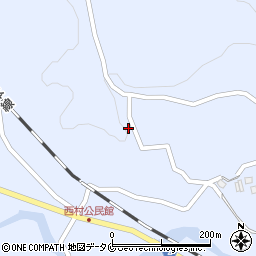 鹿児島県曽於市財部町北俣2223周辺の地図