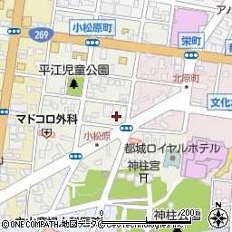 エイジス九州株式会社　都城サテライトオフィス周辺の地図