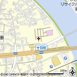 鹿児島県姶良市東餅田910-1周辺の地図