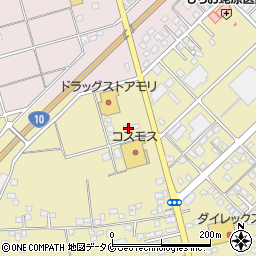 宮崎県都城市蓑原町8551-2周辺の地図