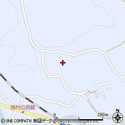 鹿児島県曽於市財部町北俣2168周辺の地図