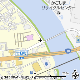 鹿児島県姶良市東餅田924-2周辺の地図