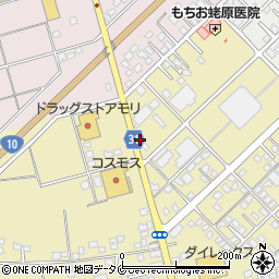 宮崎県都城市蓑原町8240-2周辺の地図