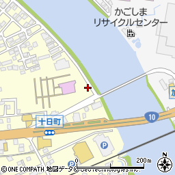 鹿児島県姶良市東餅田924-6周辺の地図